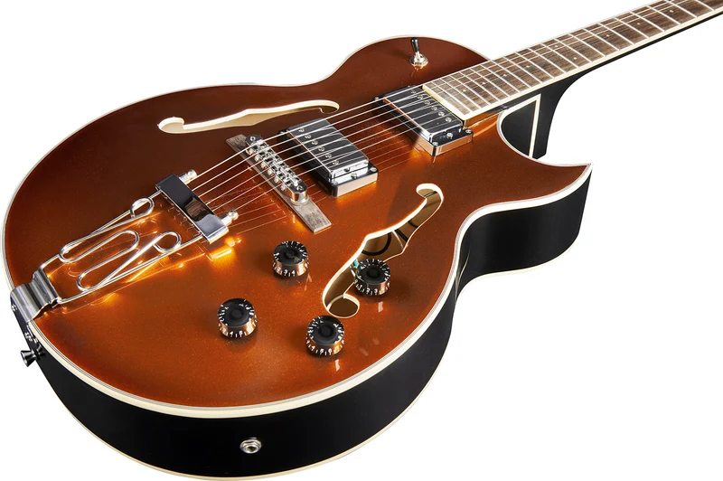 Guitare électrique Eko Jazz GLD – Finition Gold - STOCK B