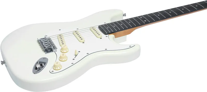 Guitare électrique Olympic White EKO ST300-WH