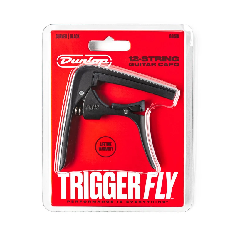 Capodastre Trigger Acoustique Fly 2 cordes – BLACK Dunlop 66CBK