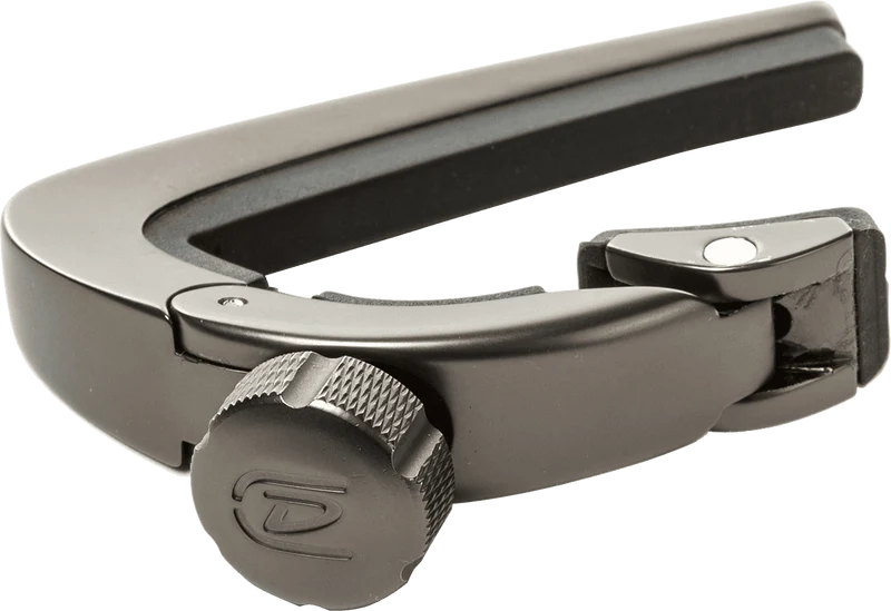 Capodastre guitare acoustique Dunlop Pivot Capo Gun Metal Black DPCGM