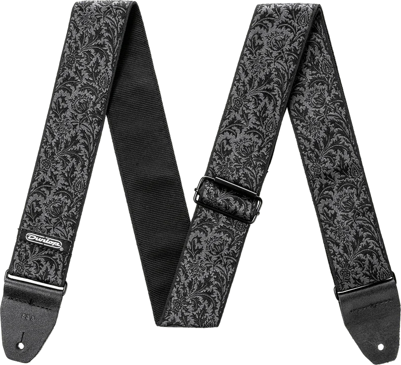 Courroie guitare Dunlop Jacquard Black Thistle D6714