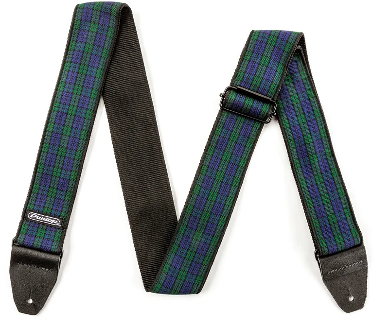 Courroie guitare Dunlop Jacquard Black Watch Plaid Strap D6731