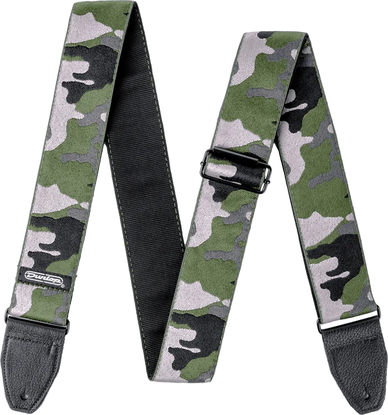 Courroie guitare Dunlop Jacquard Ranger Green D6716