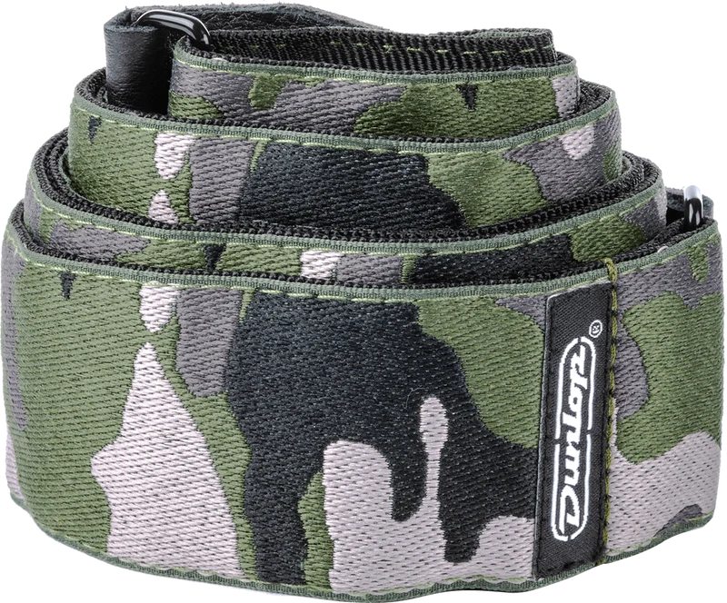 Courroie guitare Dunlop Jacquard Ranger Green D6716