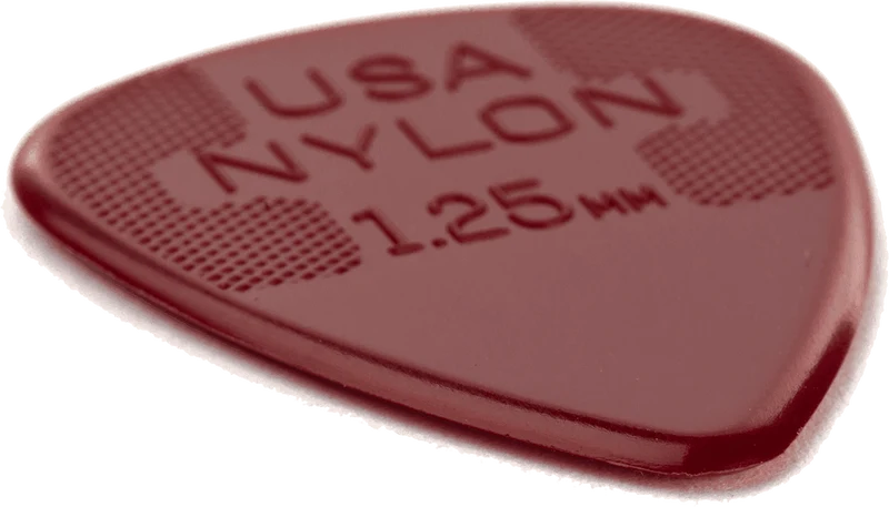 Lot de 12 médiators Dunlop Nylon Standard 0.125mm 44P125