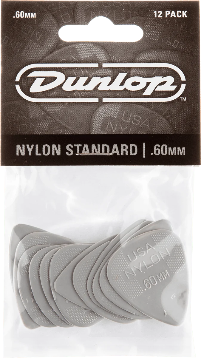 Player’s Pack 12 médiators Dunlop Nylon Standard 0.60mm 44P60