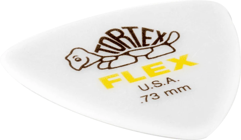 Player’s Pack de 6 médiators Dunlop Tortex Flex Triangle 0.73mm 456P73