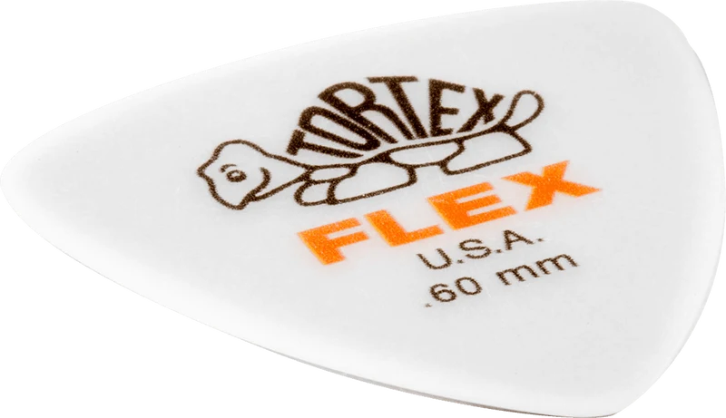 Player’s Pack de 6 médiators Dunlop Tortex Flex Triangle 0.60mm 456P60