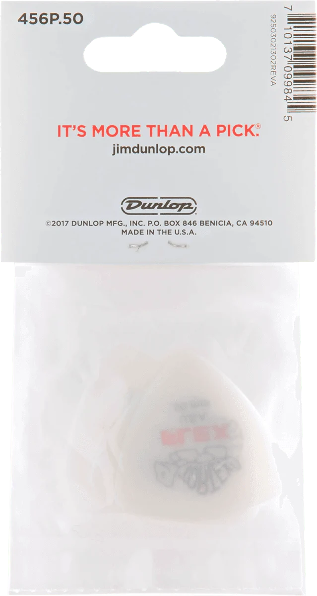 Player’s Pack de 6 médiators Dunlop Tortex Flex Triangle 0.50mm 456P50