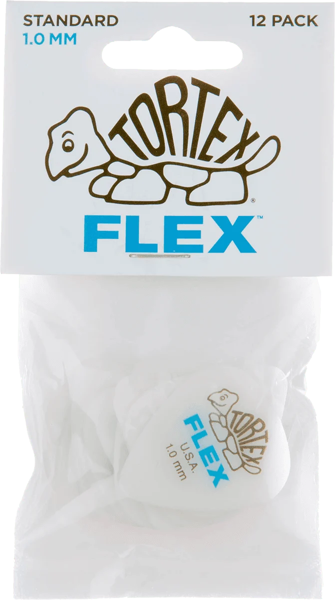 Player’s Pack de 12 médiators Dunlop Tortex Flex Standard 1.00mm 428P100