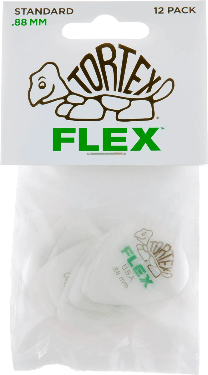 Player’s Pack de 12 médiators Dunlop Tortex Flex Standard 0.88mm 428P88