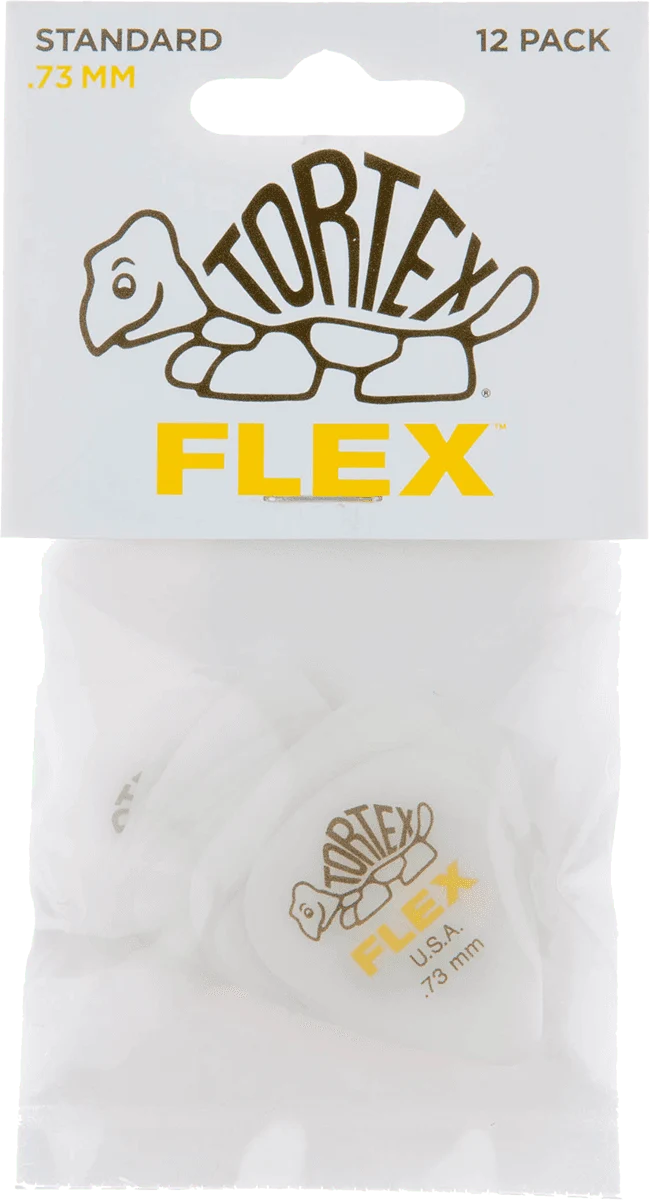 Player’s Pack de 12 médiators Dunlop Tortex Flex Standard 0.73mm 428P73