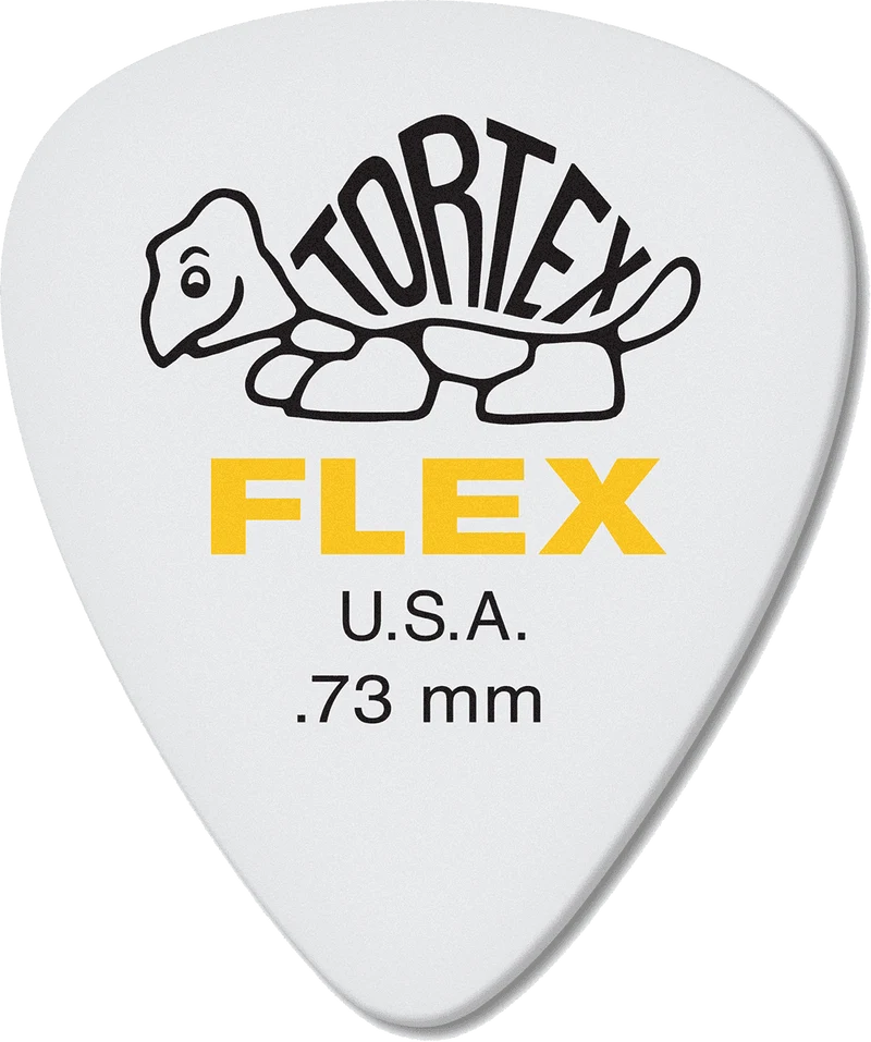 Player’s Pack de 12 médiators Dunlop Tortex Flex Standard 0.73mm 428P73