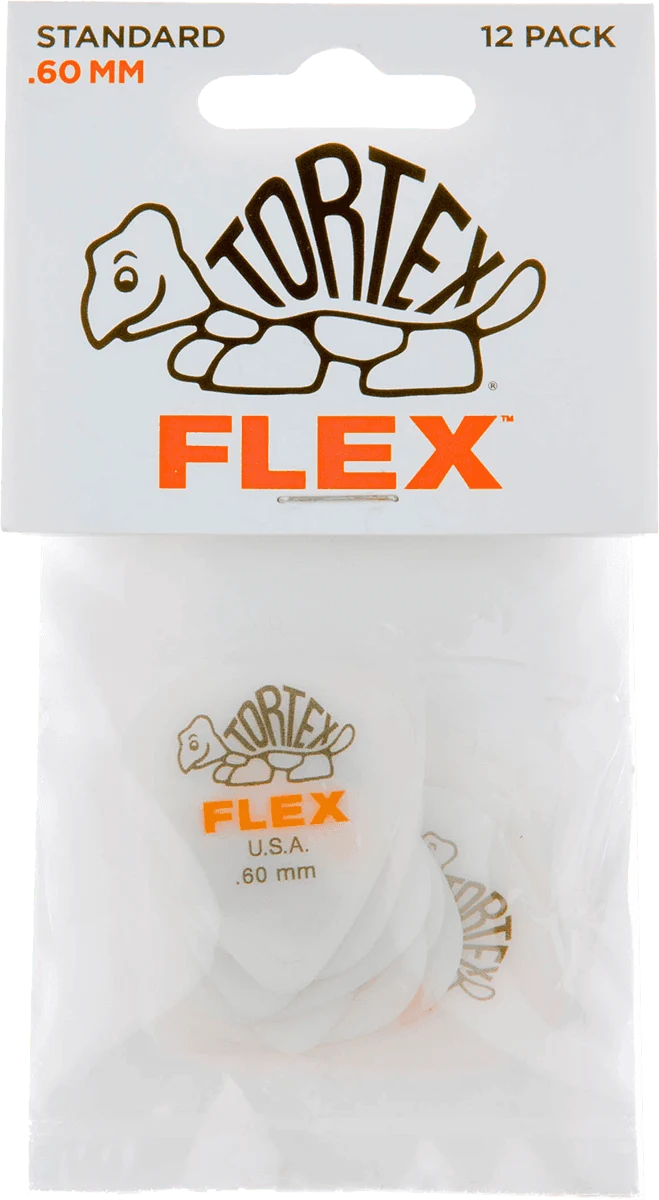 Lot de 12 médiators Dunlop Tortex Flex Standard 0.60mm 428P60