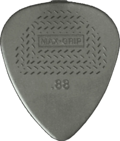 Player’s Pack de 12 médiators Dunlop Nylon Max-Grip 0.88mm 449P88