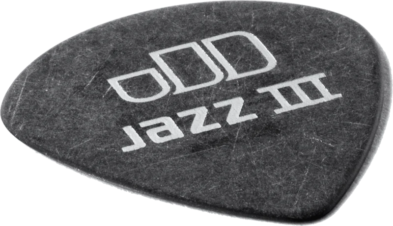 Player’s Pack de 12 médiators Dunlop Tortex Pitch Black Jazz III 1.50 mm 482P150