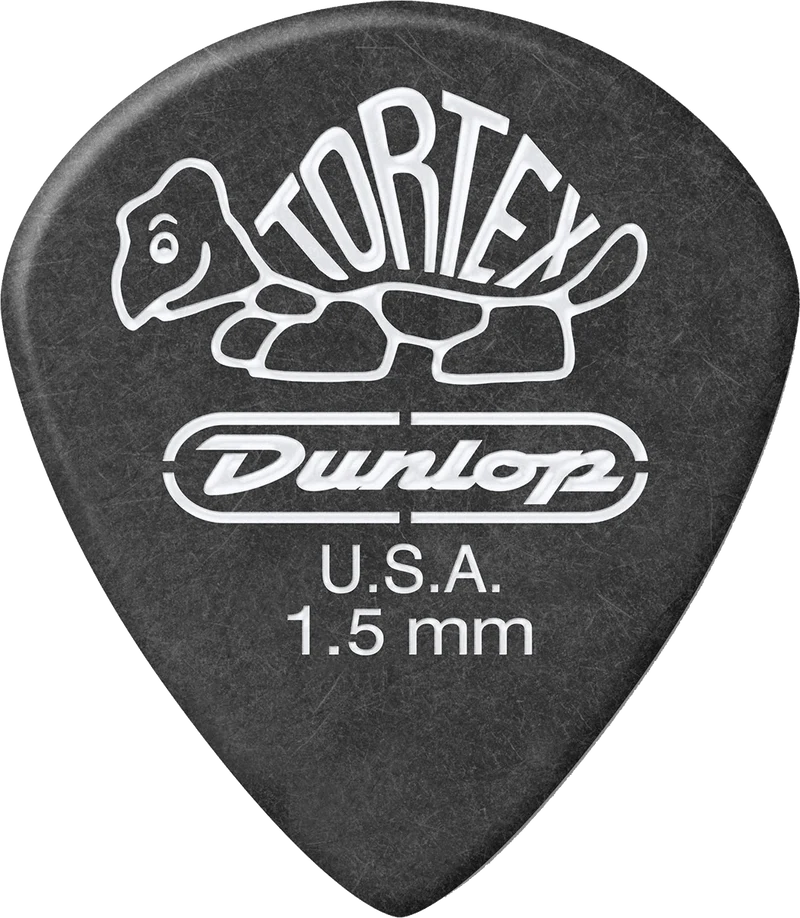 Player’s Pack de 12 médiators Dunlop Tortex Pitch Black Jazz III 1.50 mm 482P150