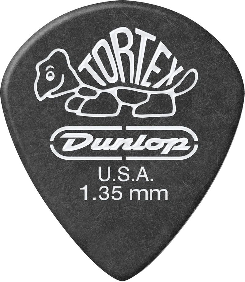 Player’s Pack de 12 médiators Dunlop Tortex Pitch Black Jazz III 1.35 mm 482P135