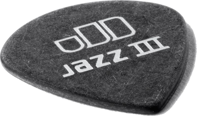 Player’s Pack de 12 médiators Dunlop Tortex Pitch Black Jazz III 1.14 mm 482P114