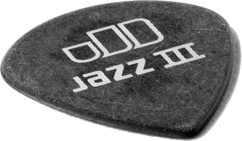 Player’s Pack de 12 médiators Dunlop Tortex Pitch Black Jazz III 1.00 mm 482P100