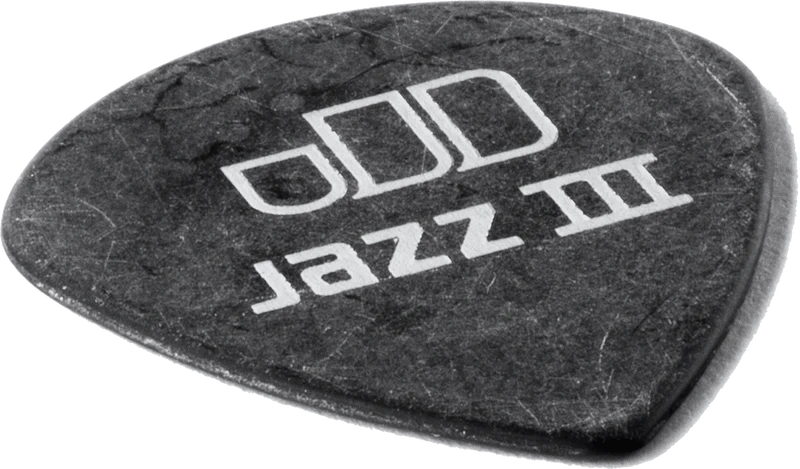 Player’s Pack de 12 médiators Dunlop Tortex Pitch Black Jazz III 0.88 mm 482P88