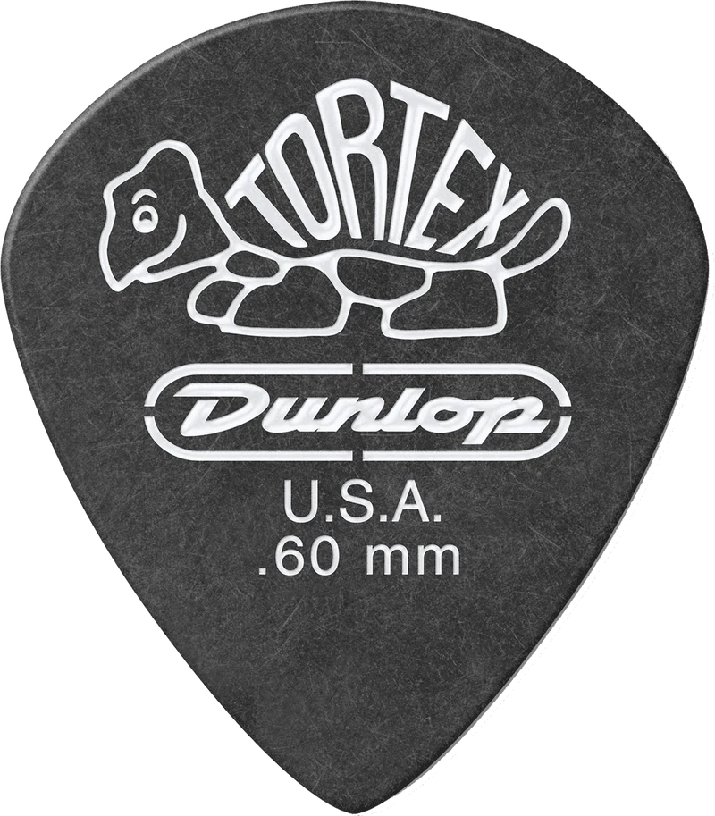 Player’s Pack de 12 médiators Dunlop Tortex Pitch Black Jazz III 0.60 mm 482P60