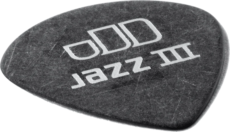 Player’s Pack de 12 médiators Dunlop Tortex Pitch Black Jazz III 0.50 mm 482P50