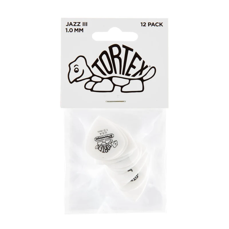 Player’s Pack de 12 médiators Dunlop Tortex Jazz 1.00 mm 478P100