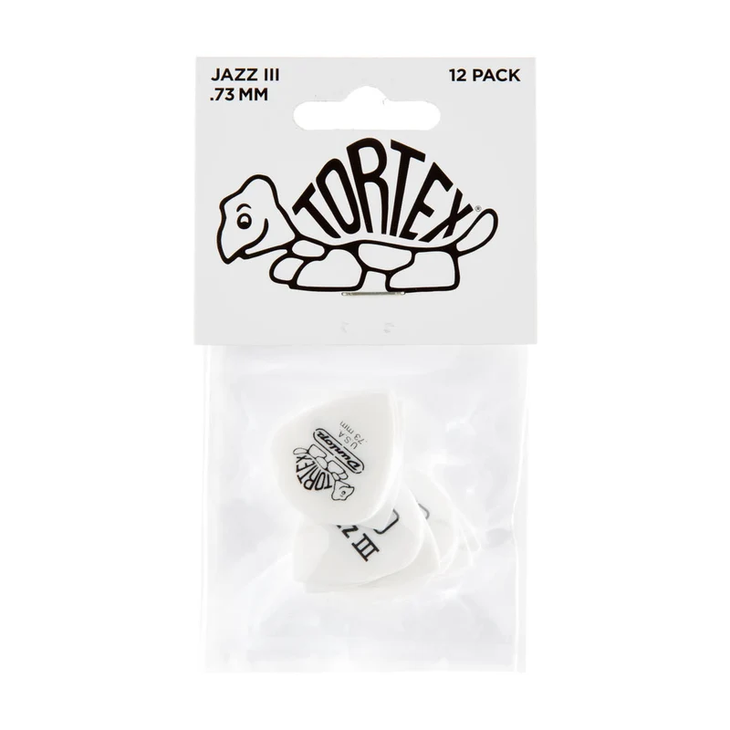 Player’s Pack de 12 médiators Dunlop Tortex Jazz 0.73 mm 478P73