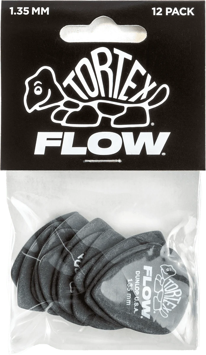 Player’s Pack 12 Médiators Dunlop Tortex Flow 1.35mm 558P135