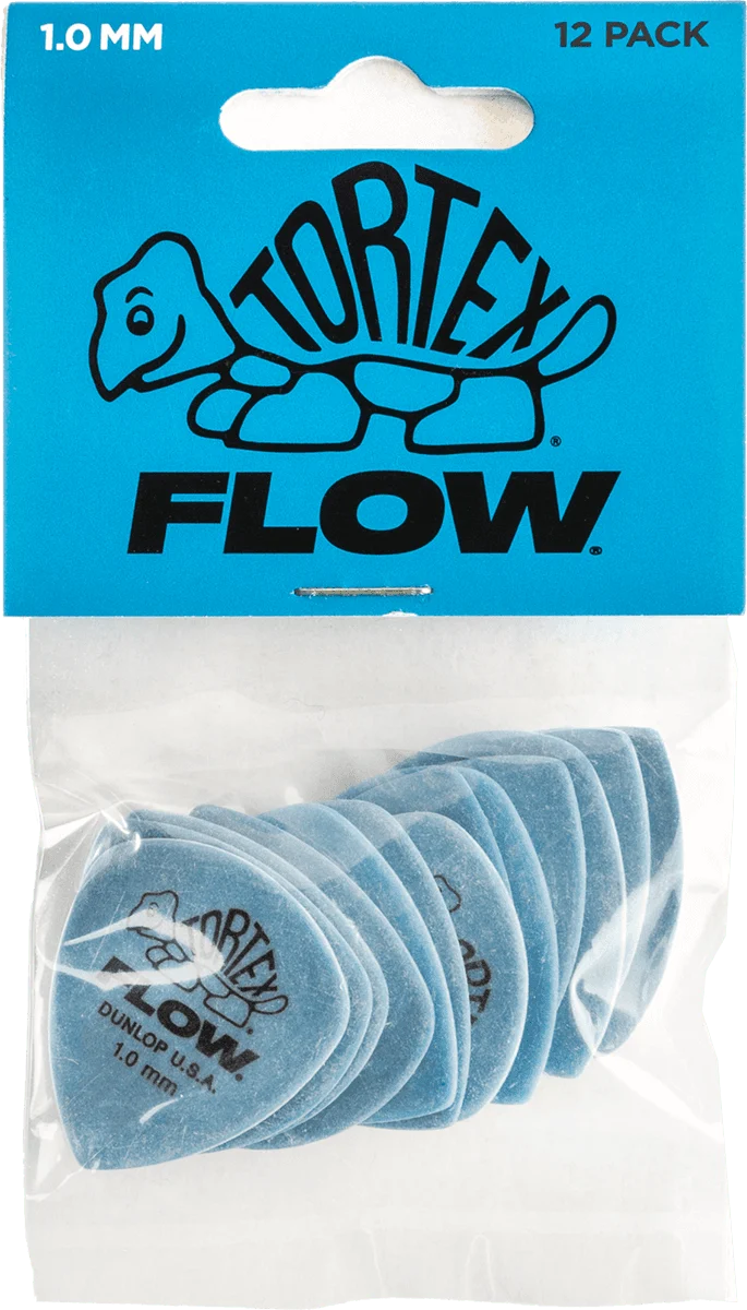 Player’s Pack 12 médiators Dunlop Tortex Flow 1.00mm 558P100