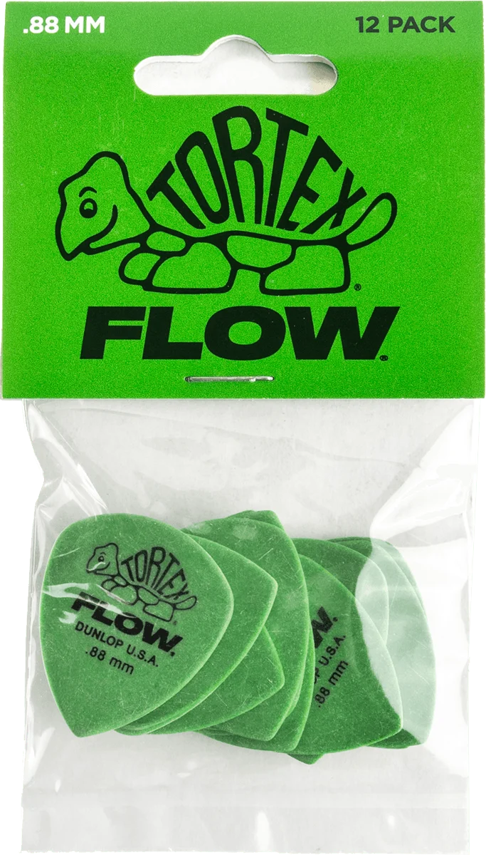 Player’s Pack 12 médiators Dunlop Tortex Flow 0.88mm 558P088