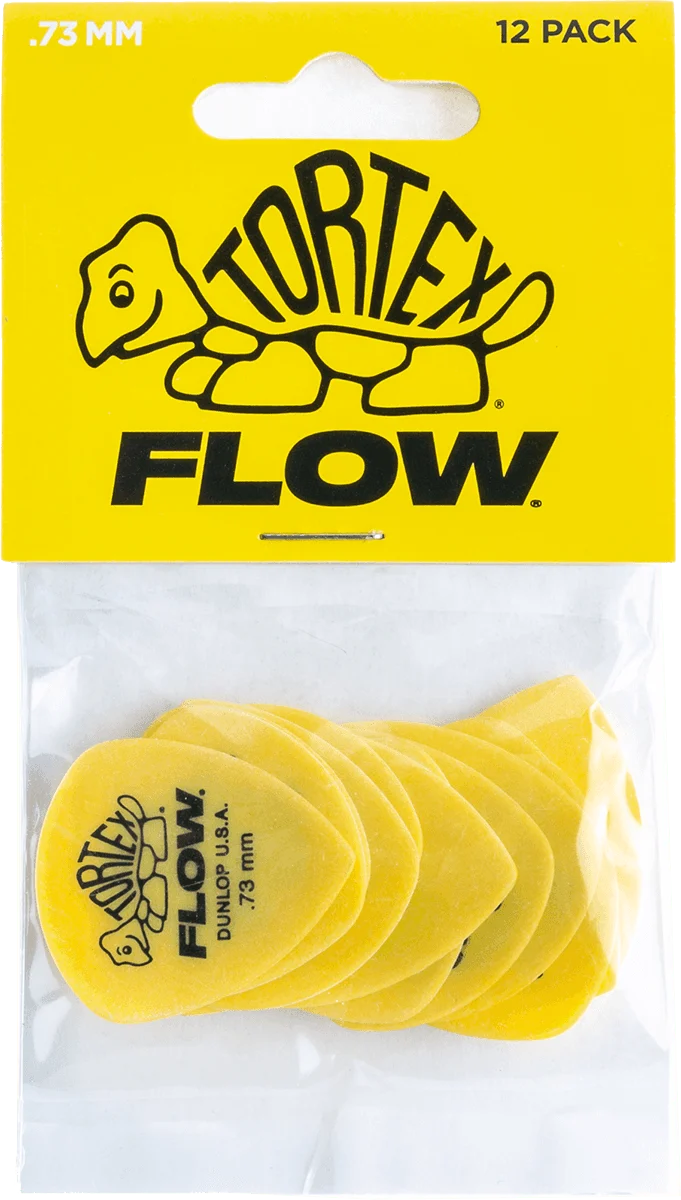 Player’s Pack 12 médiators Dunlop Tortex Flow 0.73mm 558P073