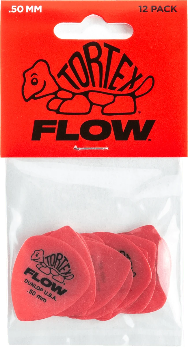 Player’s Pack 12 Médiators Dunlop Tortex Flow 0.50mm 558P050