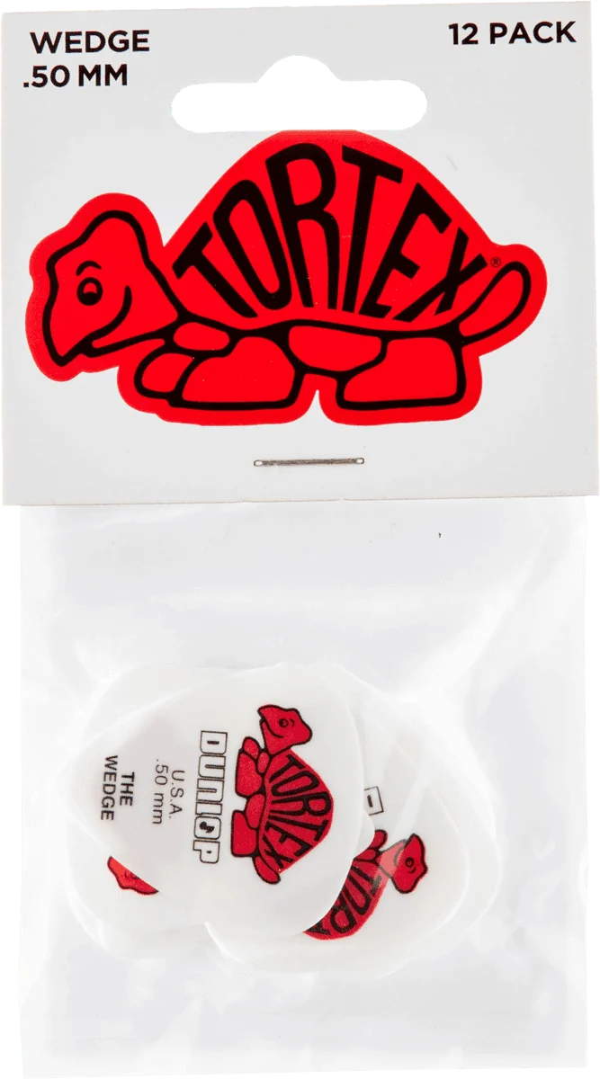 Player’s Pack de 12 Médiators Dunlop Tortex Wedge 0.55 mm 424P50