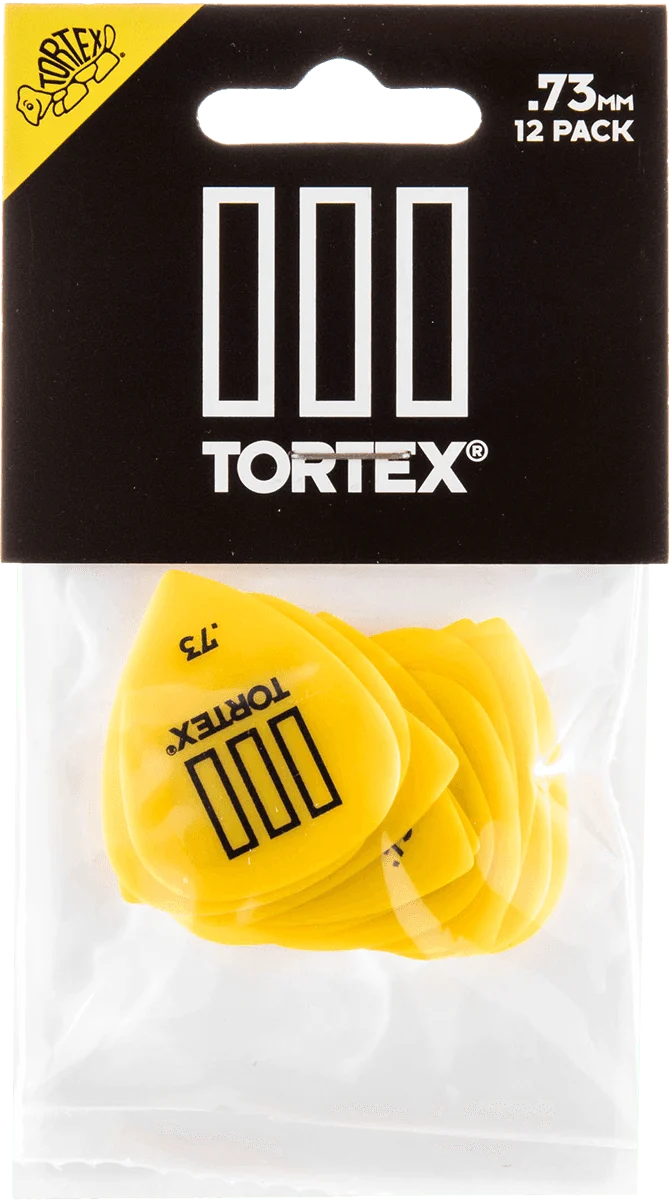 Players Pack de 12 Médiators Dunlop Tortex T3 0.73mm 462P73