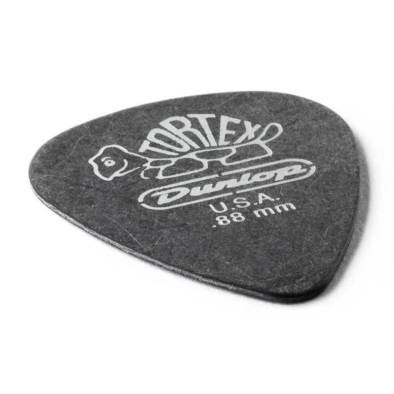 Player’s Pack de 12 Médiators Dunlop Tortex Pitch Black 0.88 mm 488P88