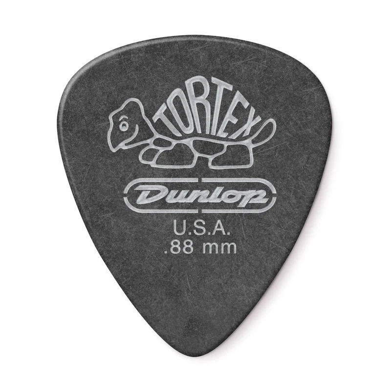 Player’s Pack de 12 Médiators Dunlop Tortex Pitch Black 0.88 mm 488P88