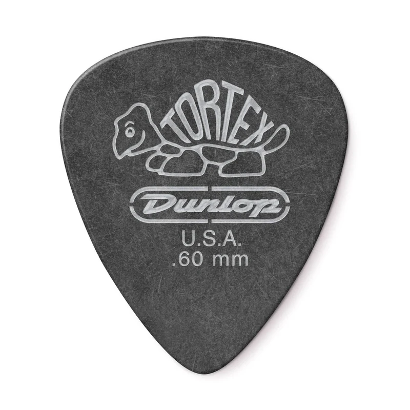 Player’s Pack 12 médiators Dunlop Tortex Pitch Black 0.60mm 488P60