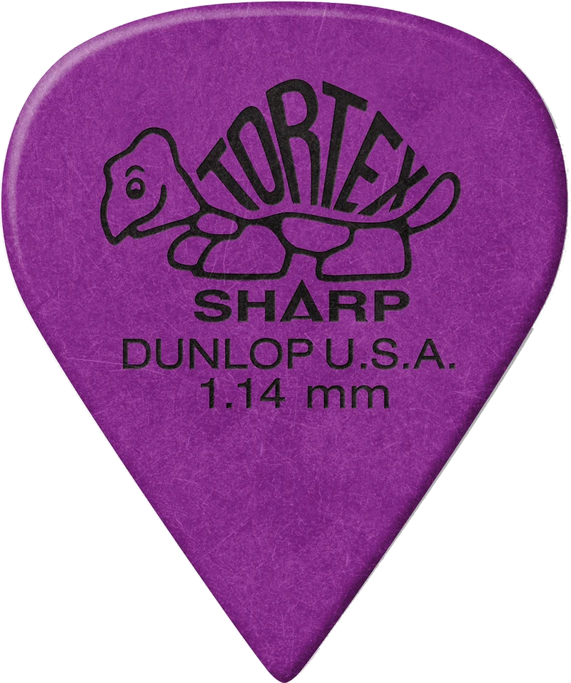 Player’s Pack 12 Médiators Dunlop Tortex Sharp 1.14mm 412P114