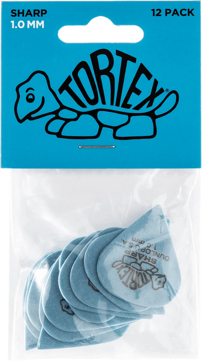 Player’s Pack 12 médiators Dunlop Tortex Sharp 1.00 mm 412P100