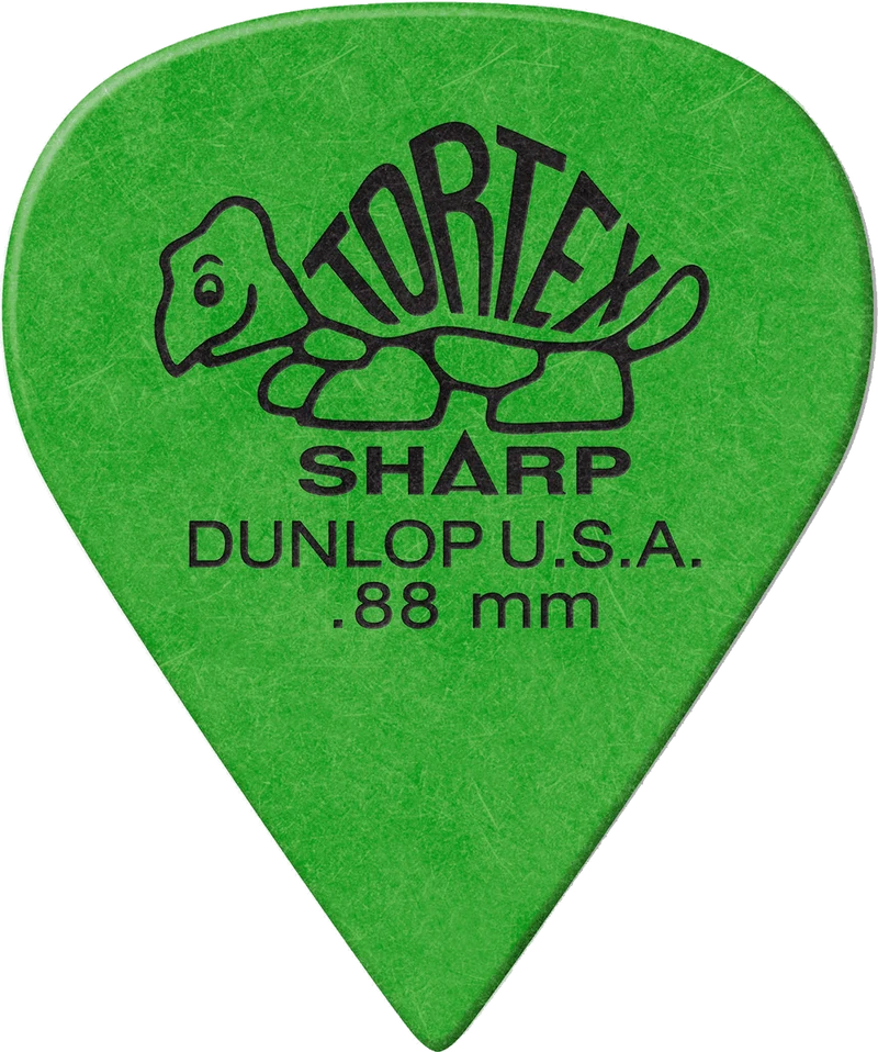 Player’s Pack 12 Médiators Dunlop Tortex Sharp 0.88mm 412P88