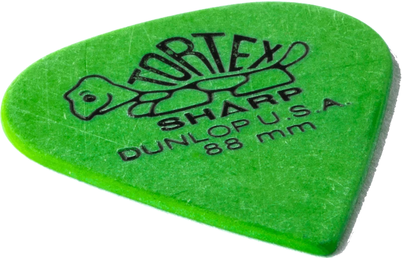 Player’s Pack 12 Médiators Dunlop Tortex Sharp 0.88mm 412P88