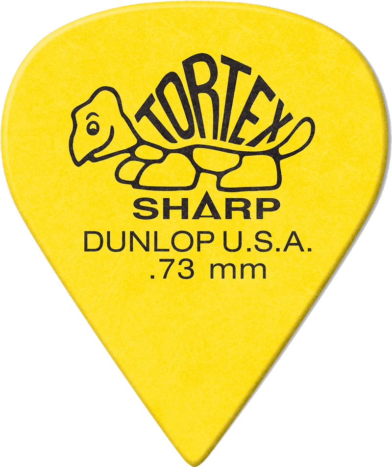 Player’s Pack 12 Médiators Dunlop Tortex Sharp 0.73mm 412P73