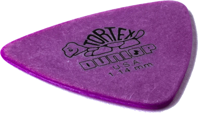 Player’s Pack 6 médiators Dunlop Tortex Triangle 1.14mm 431P114