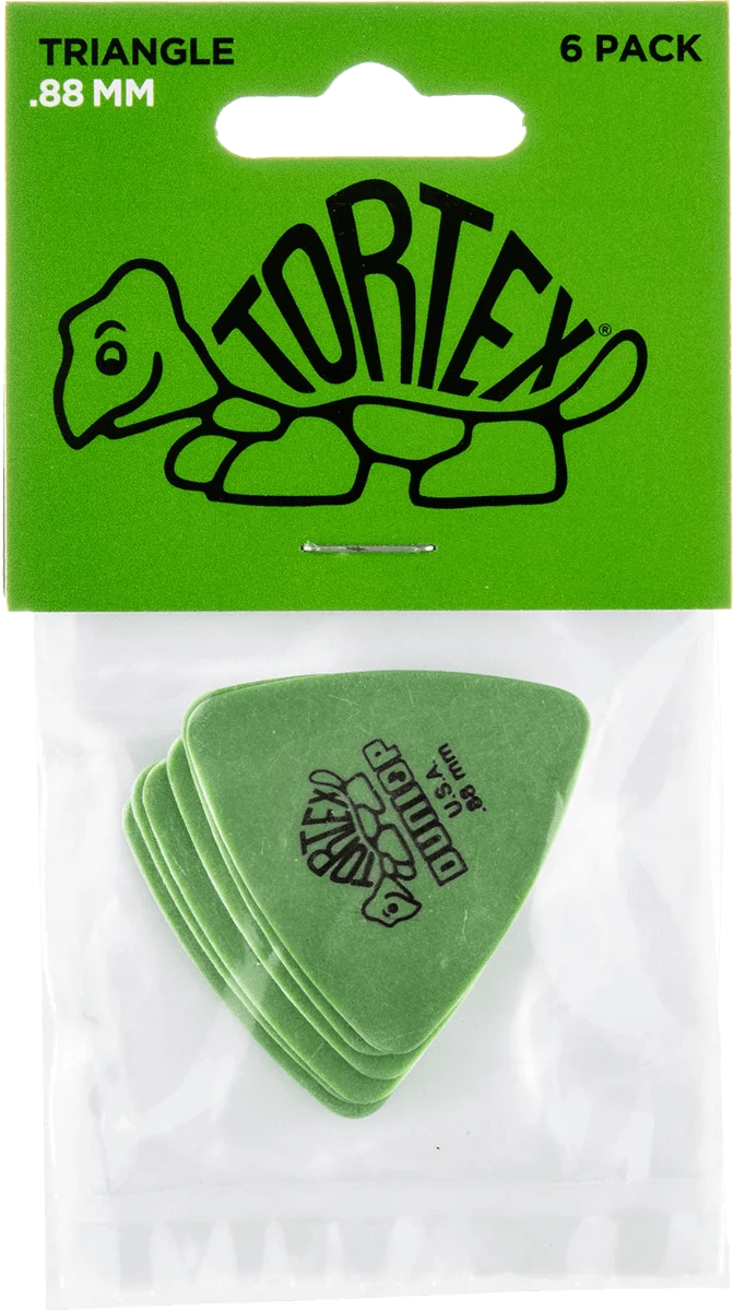 Players Pack 6 Médiators Dunlop Tortex Triangle 0.88 mm 431P88