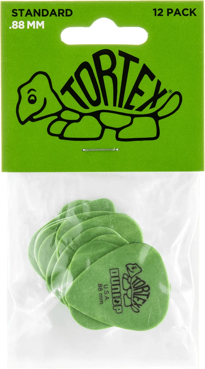 Player’s Pack 12 Médiators Dunlop Tortex Standard 0.88 mm 418P88