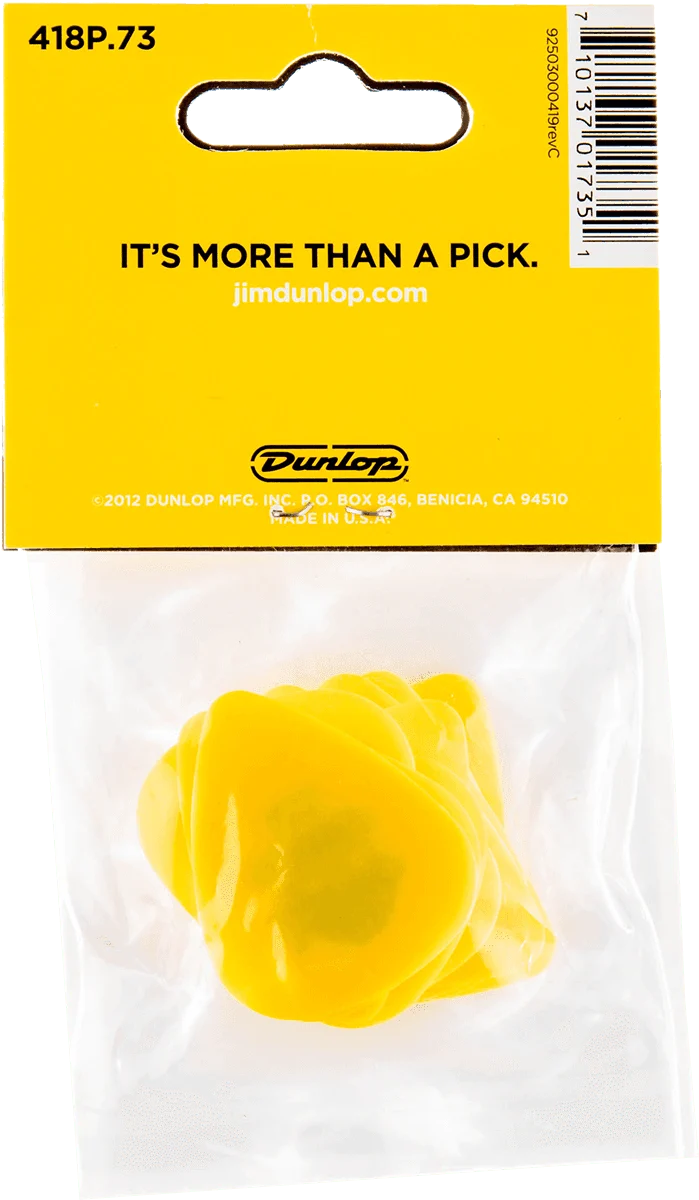 Player’s Pack 12 médiators Dunlop Tortex Standard 0.73 mm 418P73