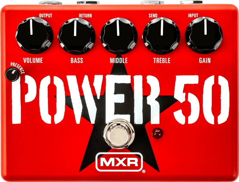 Pédale Overdrive MXR TBM1 Tom Morello Power 50 Signature