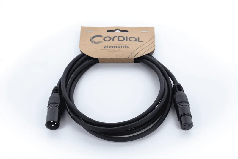 Câble micro XLR/XLR Cordial Série Elements – 1 m - EM1FM